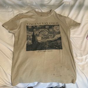 Tan Graphic Tee XS
